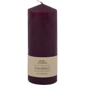 Ego dekor Виненочервена свещ Връх, време на горене 50 ч. Eco - Eco candles by Ego dekor (ZBC-3771034)