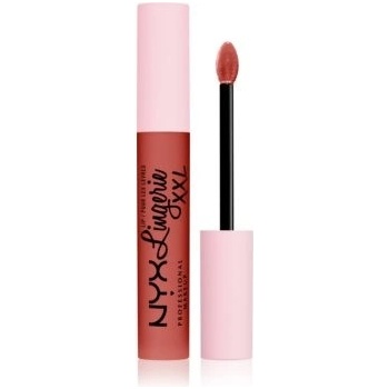 NYX Professional Makeup Lip Lingerie XXL tekutý rúž s matným finišom 06 Peach flirt 4 ml