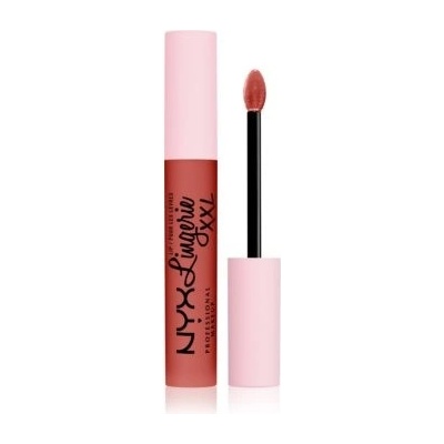NYX Professional Makeup Lip Lingerie XXL tekutý rúž s matným finišom 06 Peach flirt 4 ml