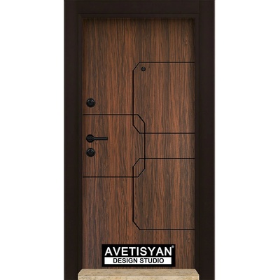 Haska Входна врата Parkdor Стар 52 - Нов орех (цена без монтаж)