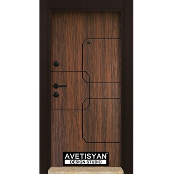 Image 1 of Haska Входна врата Parkdor Стар 52 - Нов орех (цена без монтаж)