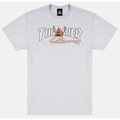 Tričko Thrasher X Toy Machine Pyramid Ash grey – Hledejceny.cz