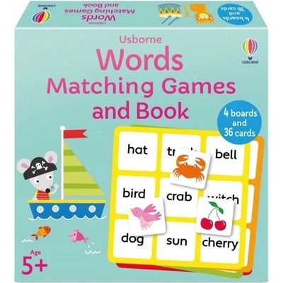 Words Matching Games and Book Usborne Publishing