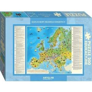 Artglob Puzzle 200 - Europe of the Young Explorer