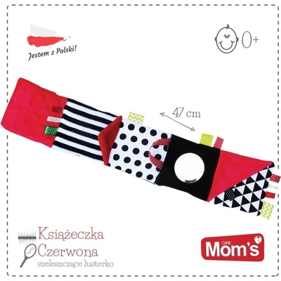 Mom´s Care plyšová knížečka červená
