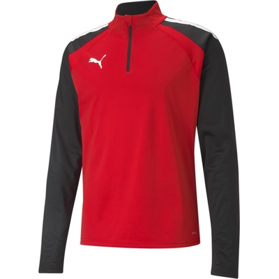 PUMA Men's Teamliga 1/4 Zip Fleece - Red