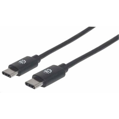 Manhattan 353342 USB-C, USB 2.0, samec na samca, 480 Mb/s, 1m, černý