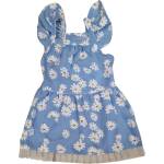 Tiger`s Heart Лятна рокля със син фон и маргаритки