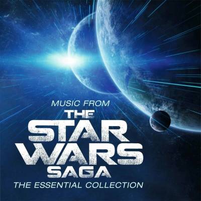 Soundtrack: Ziegler Robert: Music From the Star Wars Saga (Limited Coloured Hyperspace Blue Splattered Vinyl, Re-Issue) - 2 Vinyl LP