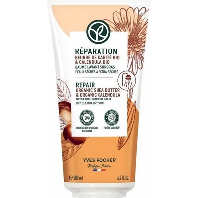 Yves Rocher regenerační sprchový balzám pro velmi suchou pokožku 200 ml