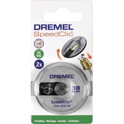 Dremel 2615S541JA 2 brúsne kotúče Speedclic Priemer 38 mm 2 ks; 2615S541JA