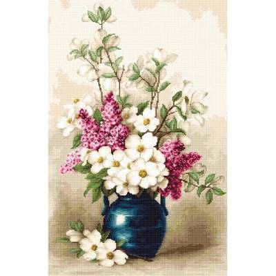 Luca-S Люляк и Жасмин - гоблен със схема g514