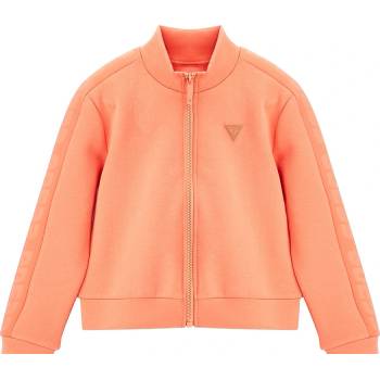 Image 1 of GUESS Спортен суичър в оранжево за момиче с релефни надписи Guess