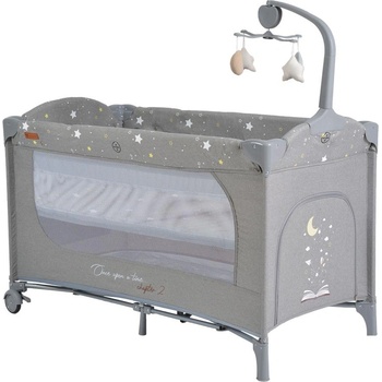 Cangaroo Детска кошара Once upon a time 2 сив (3800146248383)