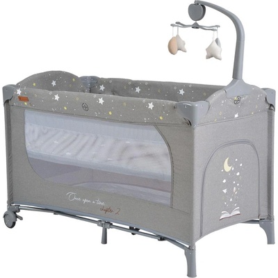 Cangaroo Детска кошара Once upon a time 2 сив (3800146248383)