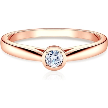 SAVICKI Годежен пръстен savicki: розово злато, диамант