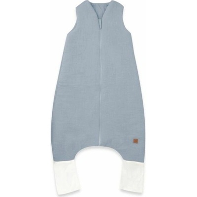 Baby Nellys Mušelínový spací vak so zahrnovacími nohavičkami jeans