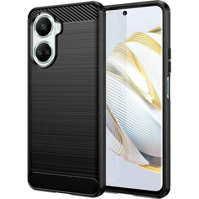 Techsuit Carbon Silicone puzdro pre Huawei nova 10 SE – čierne