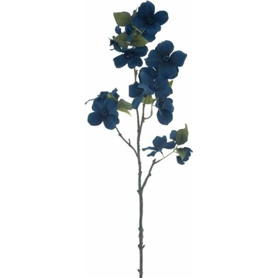 Dřínová větev „Arsie“ modrá 75 cm