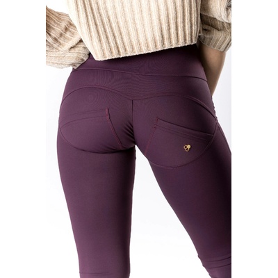 GoldBee Legíny Push-Up Pro Nylon Burgundy