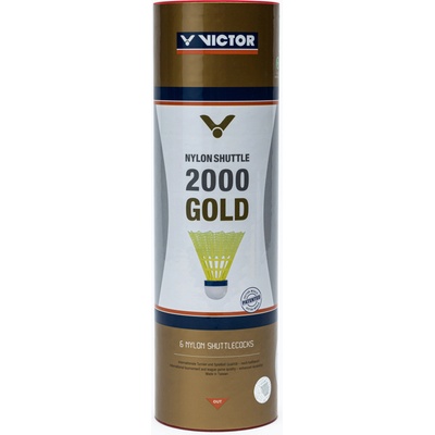 VICTOR Совалки за бадминтон VICTOR Nylon Shuttle 2000 fast 6 бр. жълт