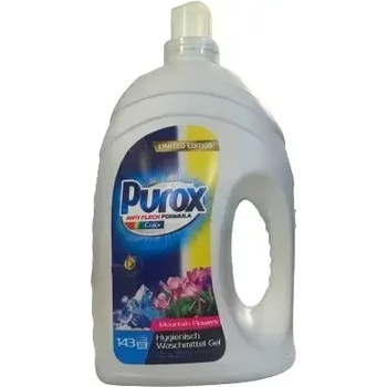 Purox Планински цветя 143 пранета течен препарат за цветно пране