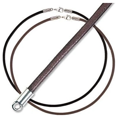 Řetízek 4mm Leather Necklace CL6