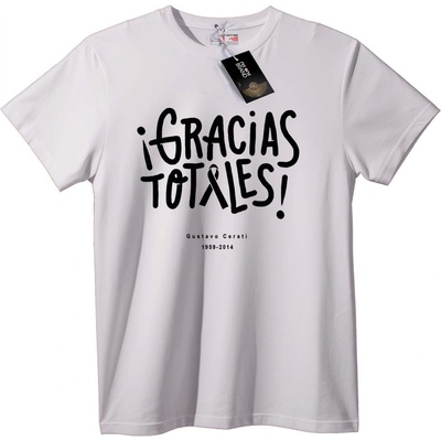 NOONEBRAND Тениска Total Thanks - 7XL, White
