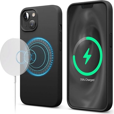 Elago Silicone Magsafe iPhone 13 čierne