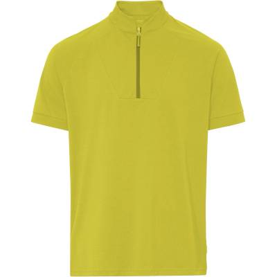 Vaude Мъжка фланелка с къс ръкав за колоездене Vaude Adlux Half Zip Shirt Cycling jersey - Light Leaf (056-3952-0311)