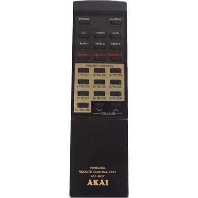 GENERAL AKAI AM67 - съвместимо дистанционно управление на марката General (AM67)