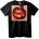 NOONEBRAND Тениска Никой огнени устни - 2XL, White
