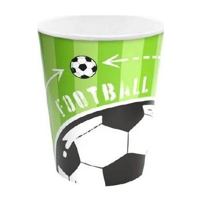 Party Pal Papierové poháre futbal 220ml