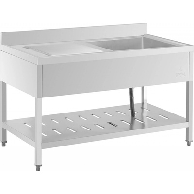 Royal Catering Mycí stůl RCSSS-140X70-S