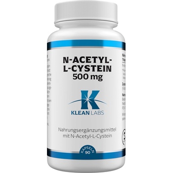KLEAN LABS N-ацетил-l-цистеин 500 мг - 90 вег. капсули
