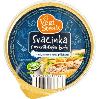 VETO ECO Vegi steak svačinka s vykrůtěným tofu 120 g