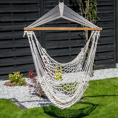 Závěsné houpací brazilské křeslo / síť Ecru PATIO 47599 – Hledejceny.cz