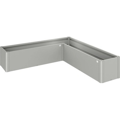 Biohort Vyvýšený záhon Belvedere Mini L200 plechový 201 x 201 x 45 cm sivý kremeň metalický