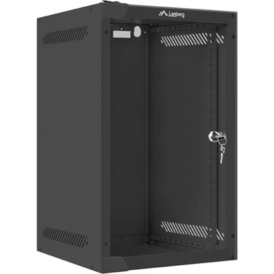 Lanberg Комуникационен шкаф Lanberg rack cabinet 10 wall-mount 9U / 280x310 for self-assembly (flat pack) (WF10-2309-10B)