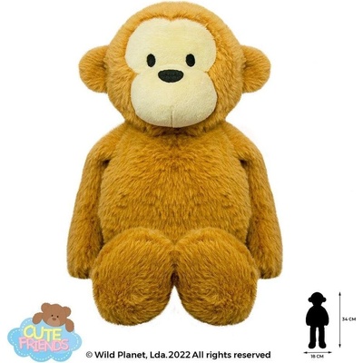 Wild Planet Плюшена играчка, Маймунка 34см Wild Planet (K8743)