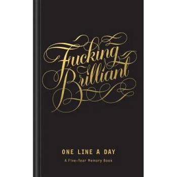 Chronicle Books Fucking Brilliant One Line a Day | Calligraphuck