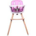 Buba Столче за хранене 2 в 1 Buba - Carino, Розово (buba-carino-pink)