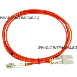 Conneu Conneu, LC-SC дуплексна, мултимод OM1, 3 мм. , Оранжева(1.0 м) (CNFJ-LCSCOM1DOR3mm-1)