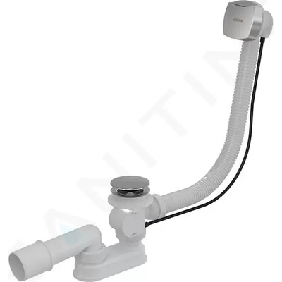 Ravak Odtokové systémy - Vanová odtoková a přepadová souprava, délka 570 mm, bowden, chrom, X01507 – Hledejceny.cz