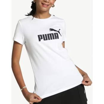 PUMA Essentials Logo Tee White J