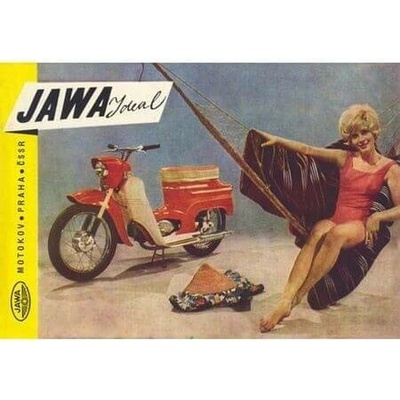 Jawa Ideal - ceduľa 30cm x 20cm Plechová tabuľa
