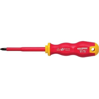 Skrutkovač Whirlpower® 1022, PH3/150 mm, Phillips, DIN8764, VDE 1000, elektrikársky