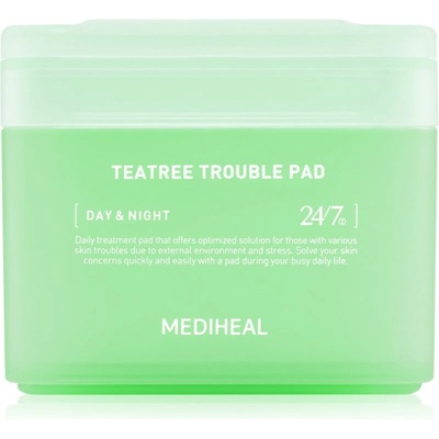 MEDIHEAL Teatree Trouble Pad тонизиращи възглавнички с успокояващ ефект 100 бр