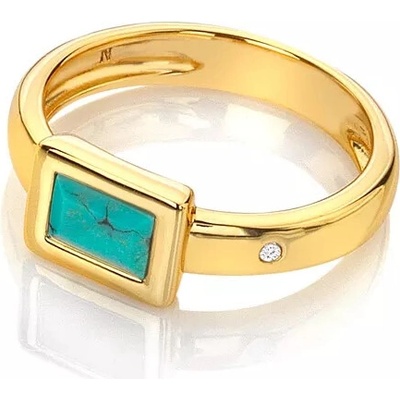 Hot Diamonds prsten X Gemstones Rectangle DR261