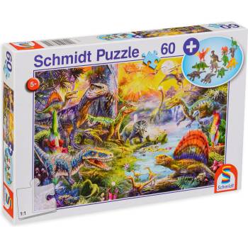 Image 1 of Schmidt Spiele Пъзел Schmidt от 60 части - Динозаври (56372)